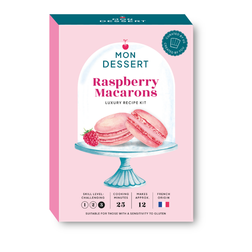 Baking Mix | Raspberry Macaron Recipe Making Kit | Foodie Gift