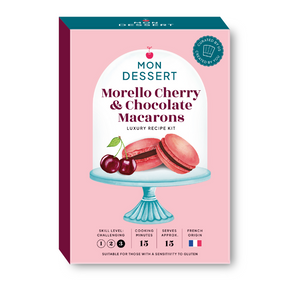 Morello Cherry & Chocolate Macarons