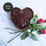 Salted chocolate heart tart - Subscription